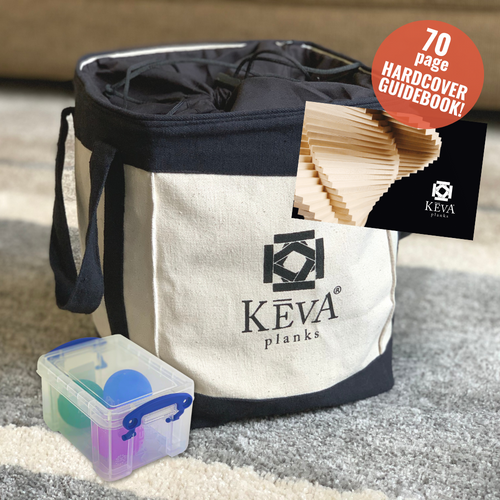 [200Canvas] 200 KEVA Maple with Canvas Tote