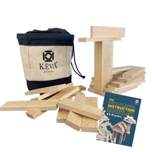 [40Canvas] 40 KEVA Maple with Canvas Travel Tote