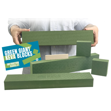 [100GiantFoam] 100 Green Giant DuraFoam KEVA Blocks