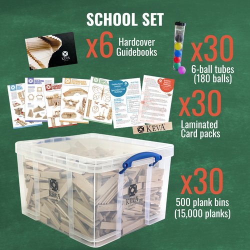 [15KSchoolSetPlastic] School Set: 15,000 Planks for the Whole School